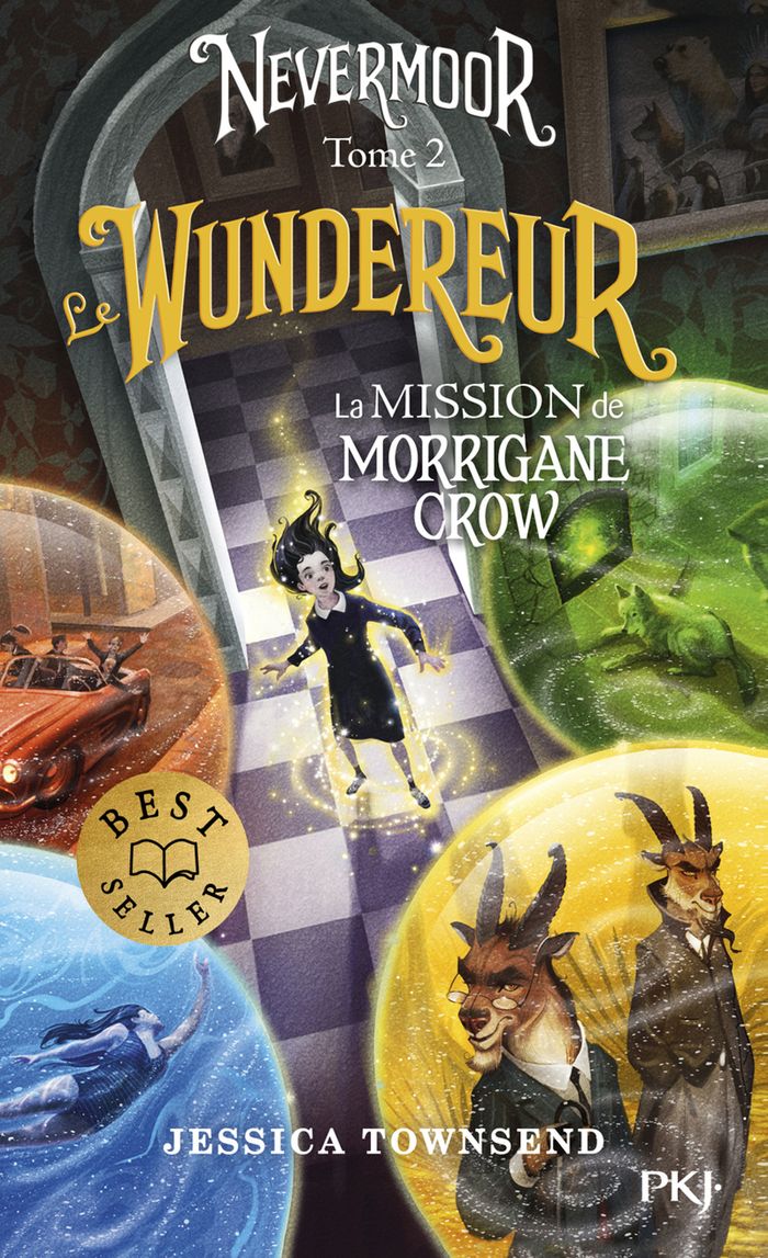 Couverture du livre « Le Wundereur : la mission de Morrigane Crow » de Jessica Townsend, librairie Les Contes Infusés à Corte