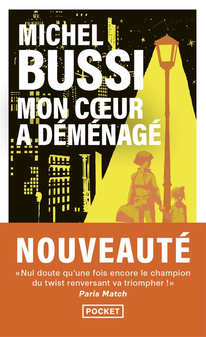 Couverture du livre « MON COEUR A DEMENAGE » de Michel Bussi, librairie Les Contes Infusés à Corte