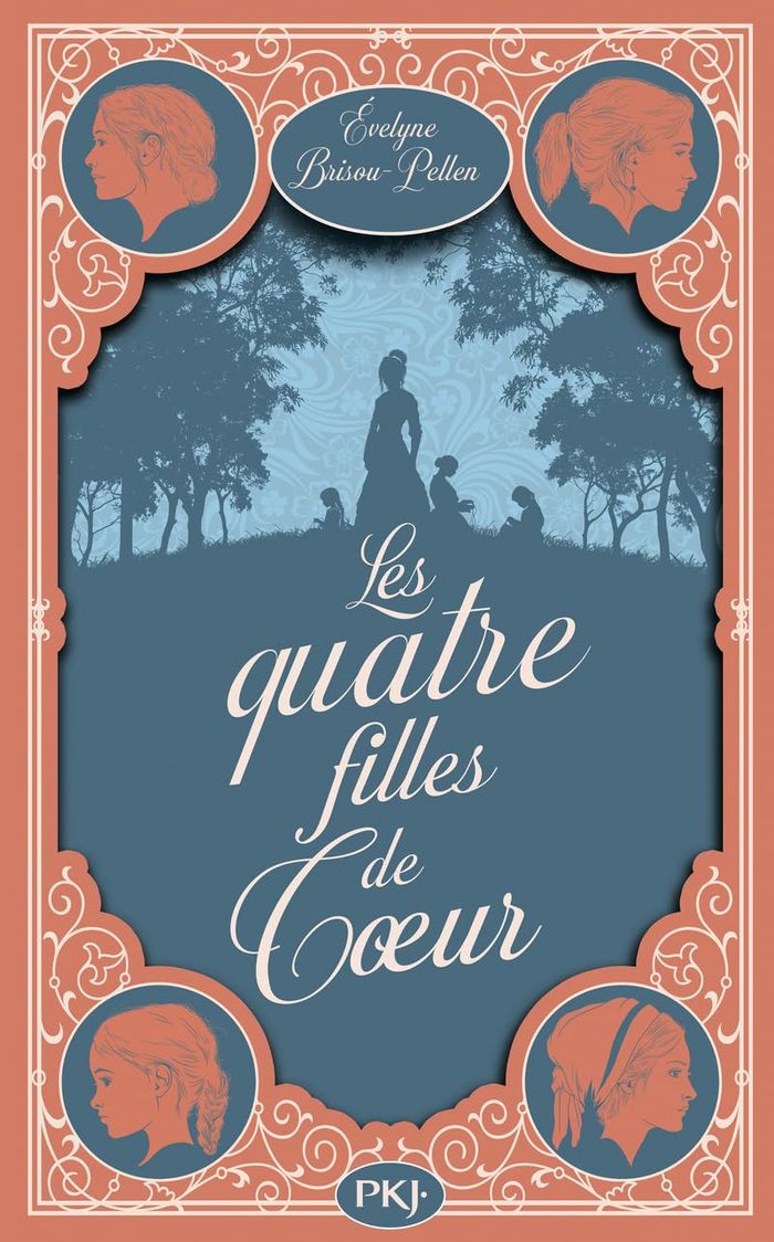 Couverture du livre « Les quatre filles de coeur » de Évelyne Brisou-Pellen, librairie Les Contes Infusés à Corte