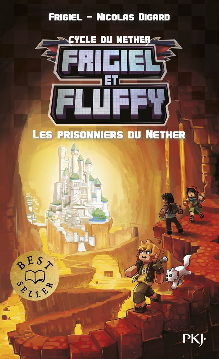 Couverture du livre « FRIGIEL ET FLUFFY - TOME 2 LES PRISONNIERS DU NETHER », librairie Les Contes Infusés à Corte