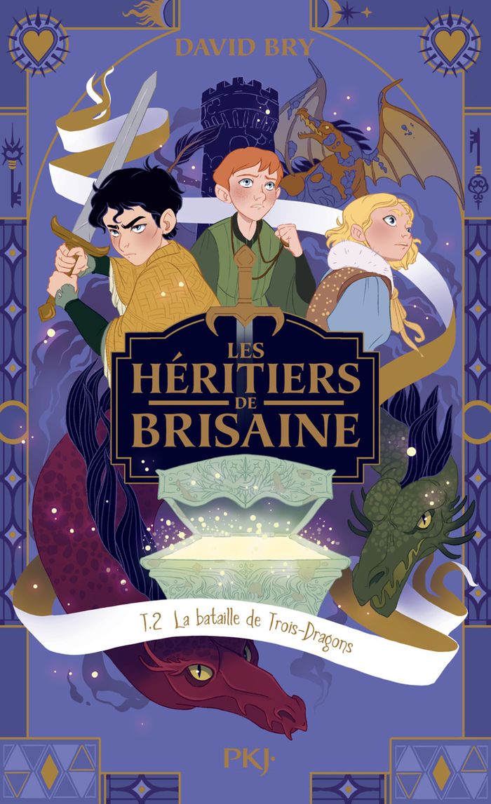 Couverture du livre « La bataille de Trois-Dragons » de David Bry, librairie Les Contes Infusés à Corte