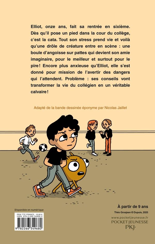 Quatrième de couverture de « Panique en sixième »
