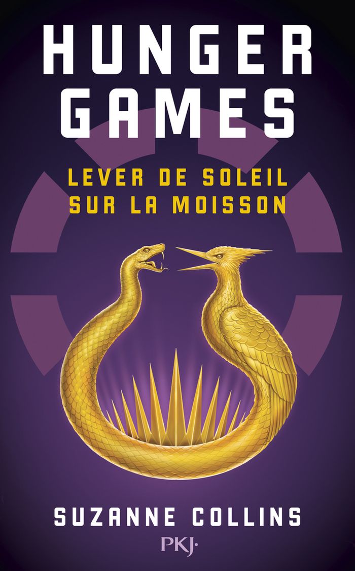 Couverture du livre « HUNGER GAMES - LEVER DE SOLEIL SUR LA MOISSON » de Suzanne Collins, librairie Les Contes Infusés à Corte
