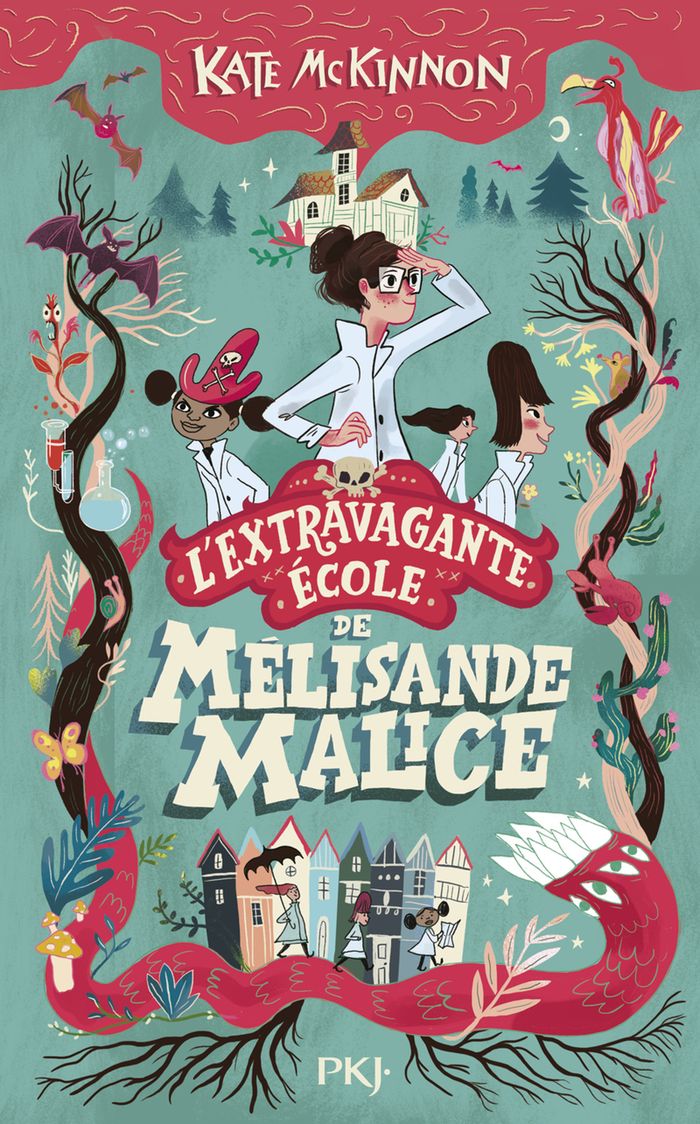 Couverture du livre « L'extravagante école de Mélisande Malice » de Kate Mc Kinnon, librairie Les Contes Infusés à Corte