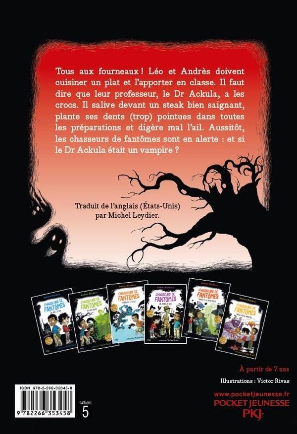 Quatrième de couverture de « Le vampire a les crocs »