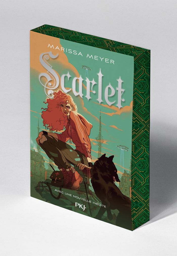 Couverture du livre « Scarlet » de Marissa Meyer, librairie Les Contes Infusés à Corte