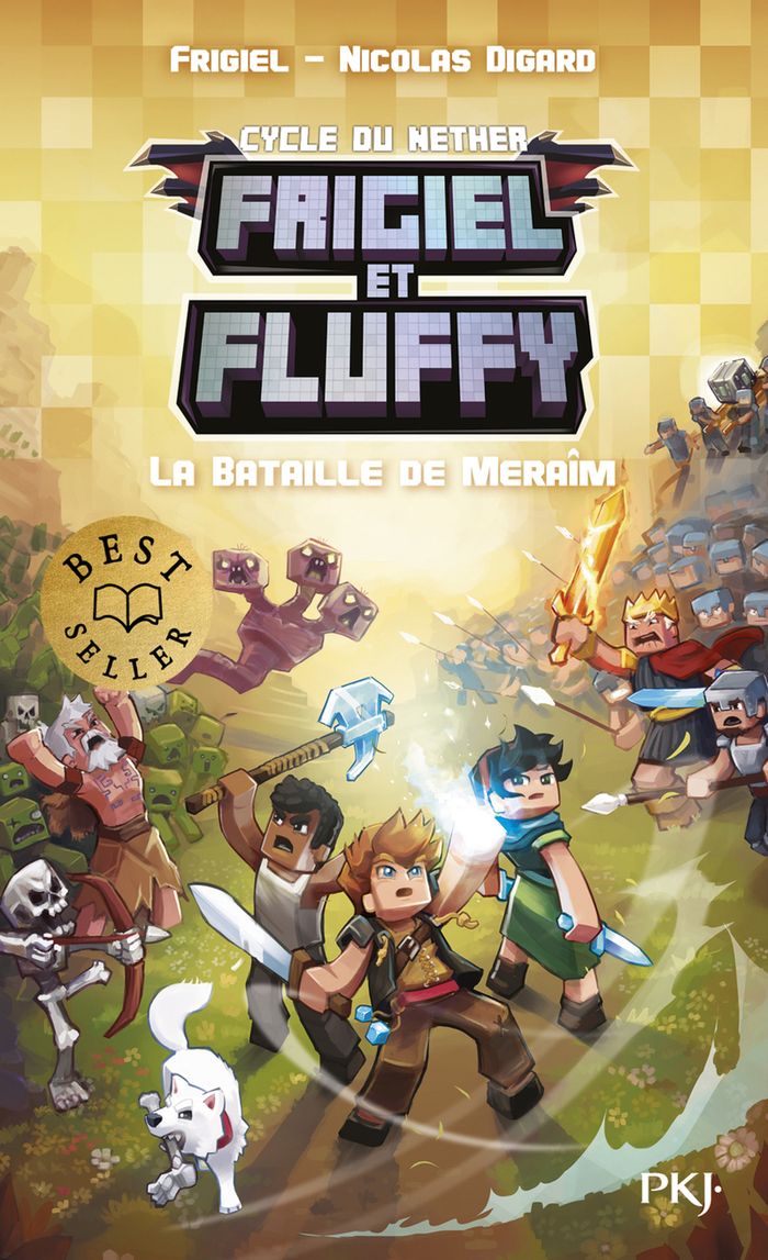 Couverture du livre « FRIGIEL ET FLUFFY - TOME 4 - LA BATAILLE DE MERAIM », librairie Les Contes Infusés à Corte