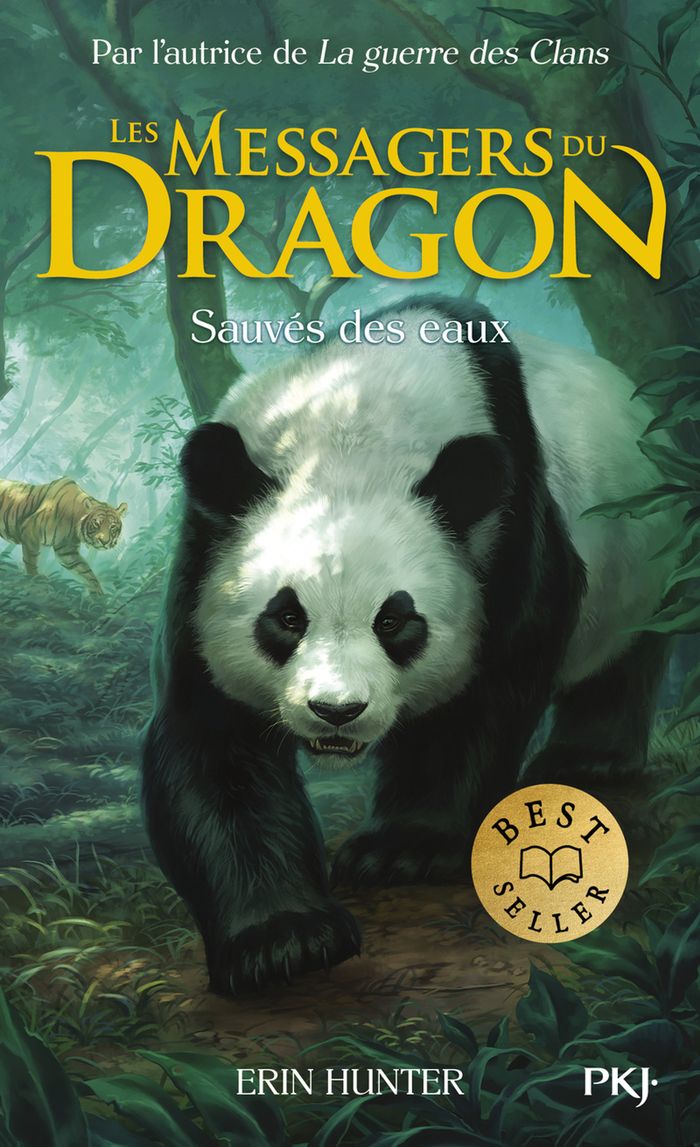 Couverture du livre « Sauvés des eaux » de Erin Hunter, librairie Les Contes Infusés à Corte