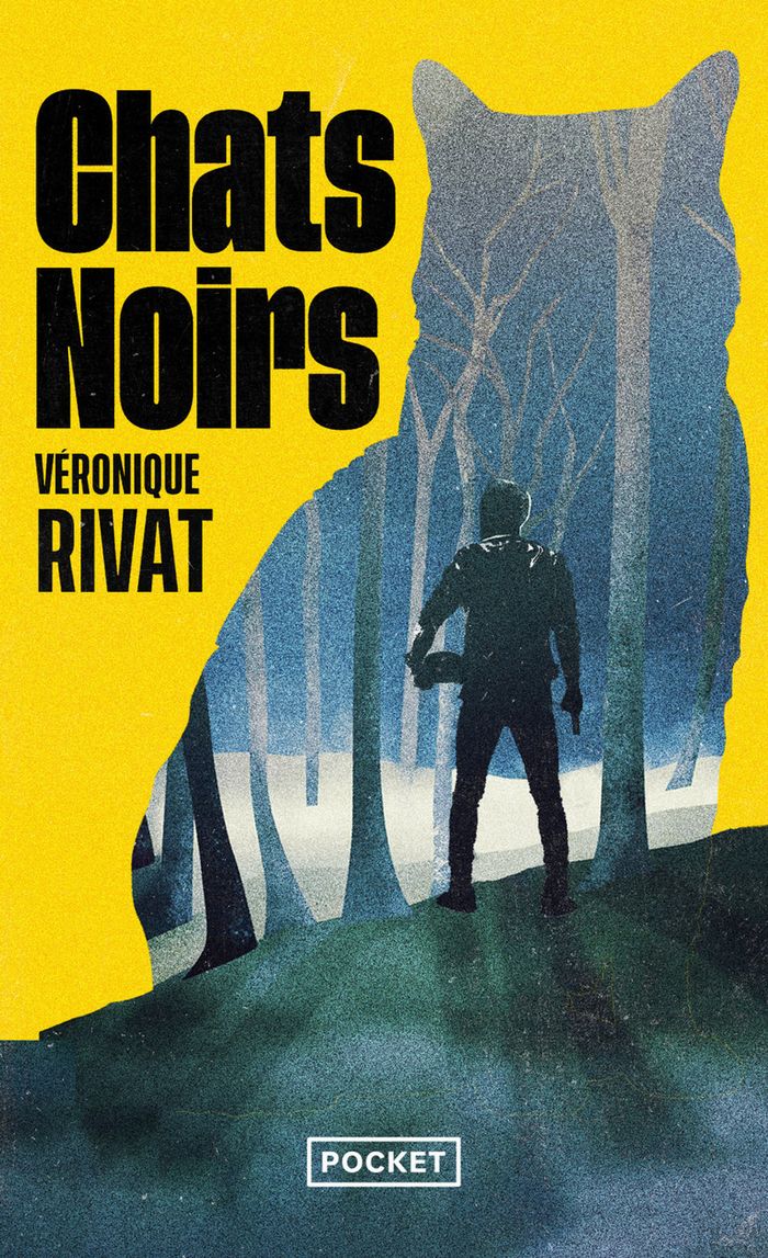 Couverture du livre « Chats noirs » de Véronique Rivat, librairie Les Contes Infusés à Corte