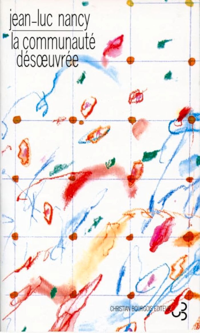 Couverture du livre « LA COMMUNAUTE DESOEUVREE » de Jean-Luc Nancy, librairie Les Contes Infusés à Corte