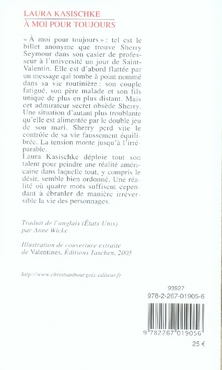 Quatrième de couverture de « À moi pour toujours »