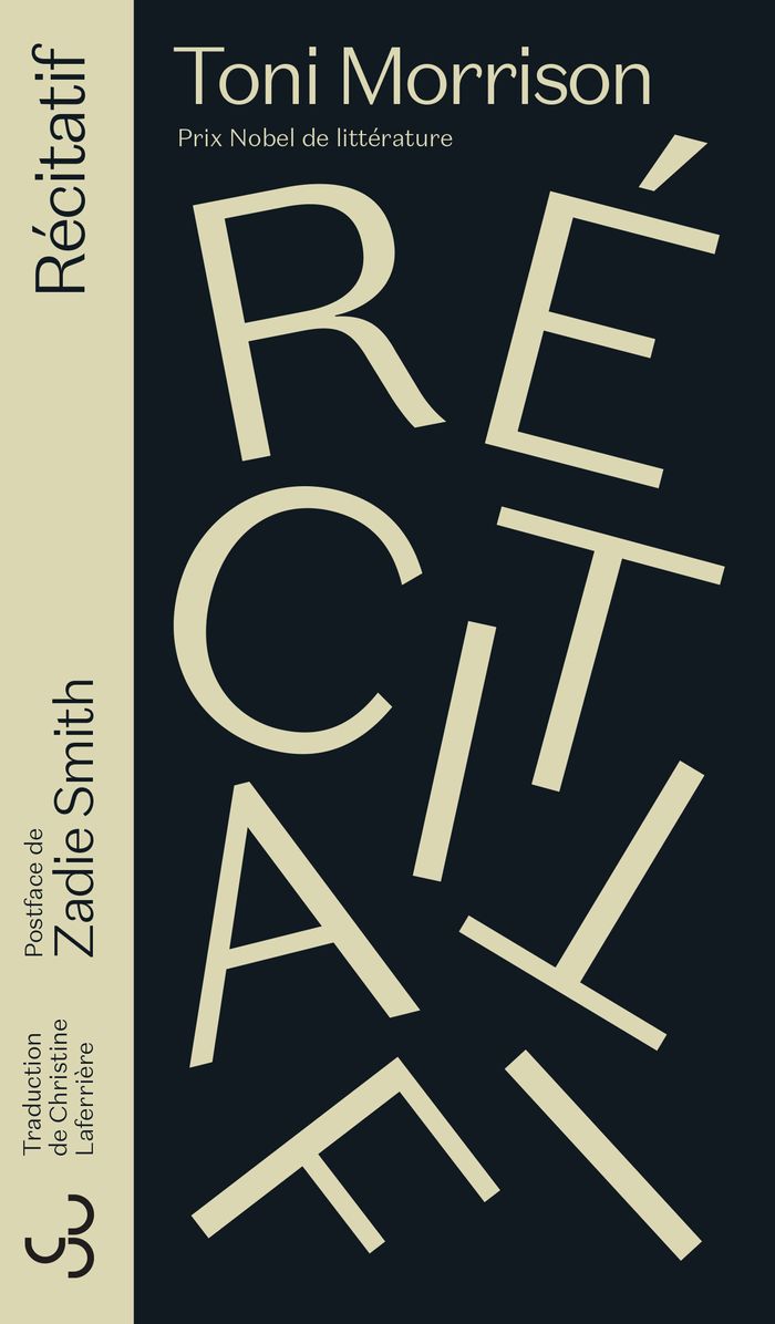 Couverture du livre « Récitatif » de Toni Morrison, librairie Les Contes Infusés à Corte
