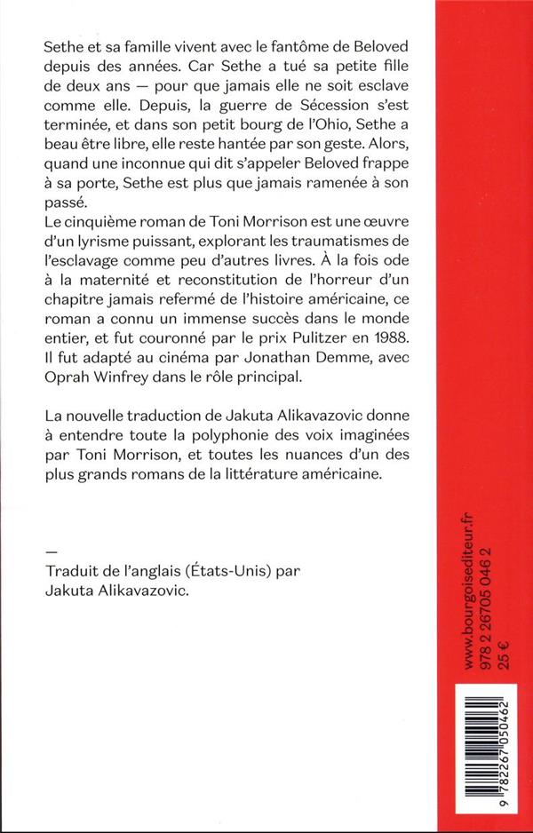 Quatrième de couverture de « BELOVED »