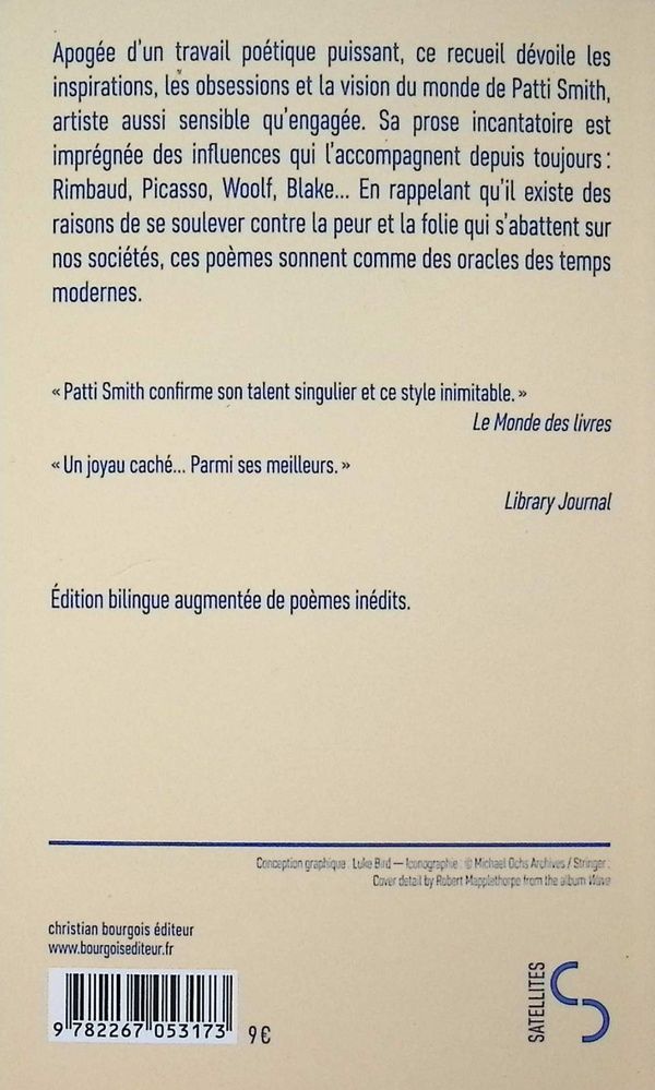 Quatrième de couverture de « PRESAGES D'INNOCENCE »