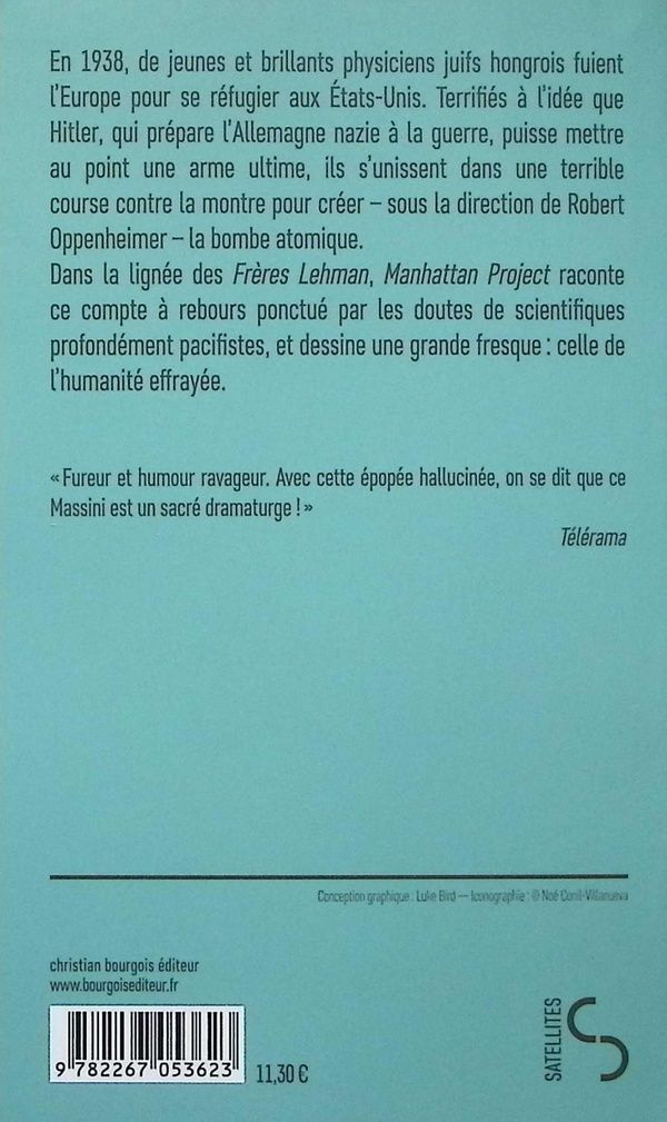 Quatrième de couverture de « MANHATTAN PROJECT »