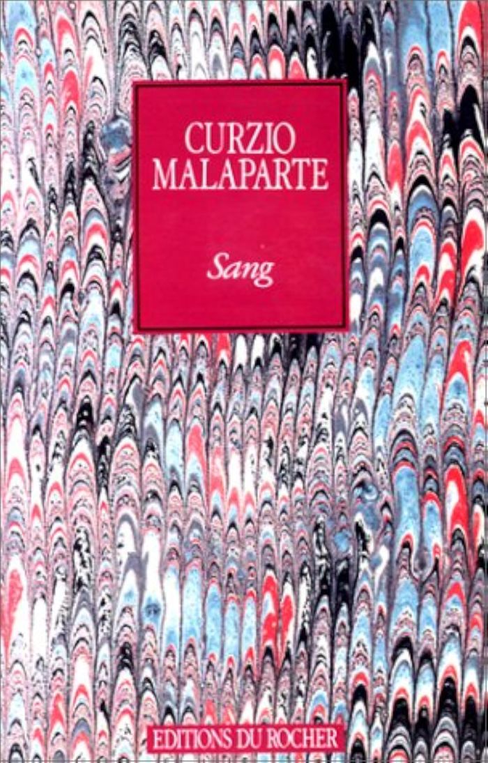 Couverture du livre « SANG » de Novella-R+malaparte-, librairie Les Contes Infusés à Corte