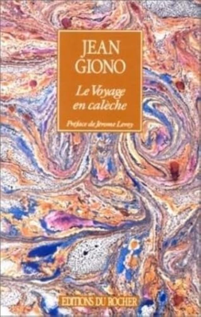 Couverture du livre « LE VOYAGE EN CALECHE - DIVERTISSEMENT ROMANTIQUE EN TROIS ACTES » de Giono/decaris/leroy, librairie Les Contes Infusés à Corte