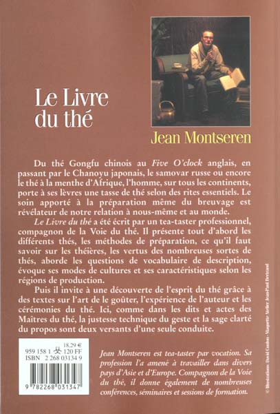 Quatrième de couverture de « LE LIVRE DU THE »