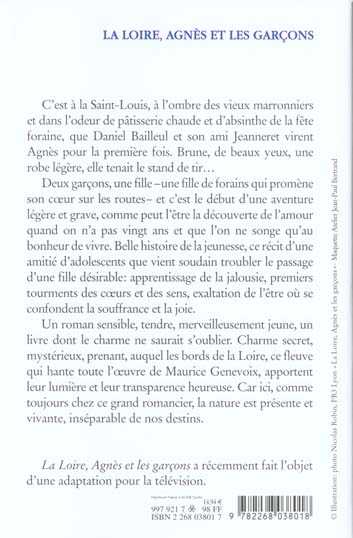 Quatrième de couverture de « LA LOIRE, AGNES ET LES GARCONS »