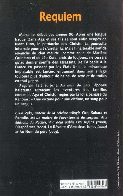 Quatrième de couverture de « REQUIEM - AU NOM DU PERE TOME 2 »