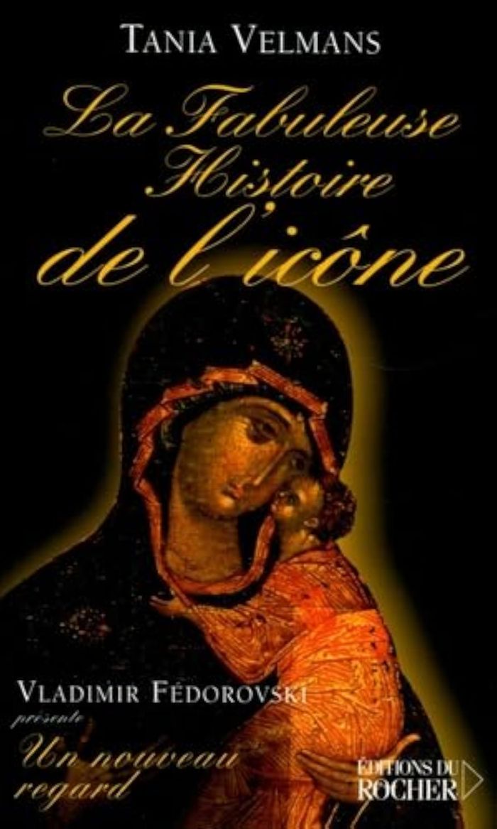 Couverture du livre « LA FABULEUSE HISTOIRE DE L'ICONE » de Tania Velmans, librairie Les Contes Infusés à Corte
