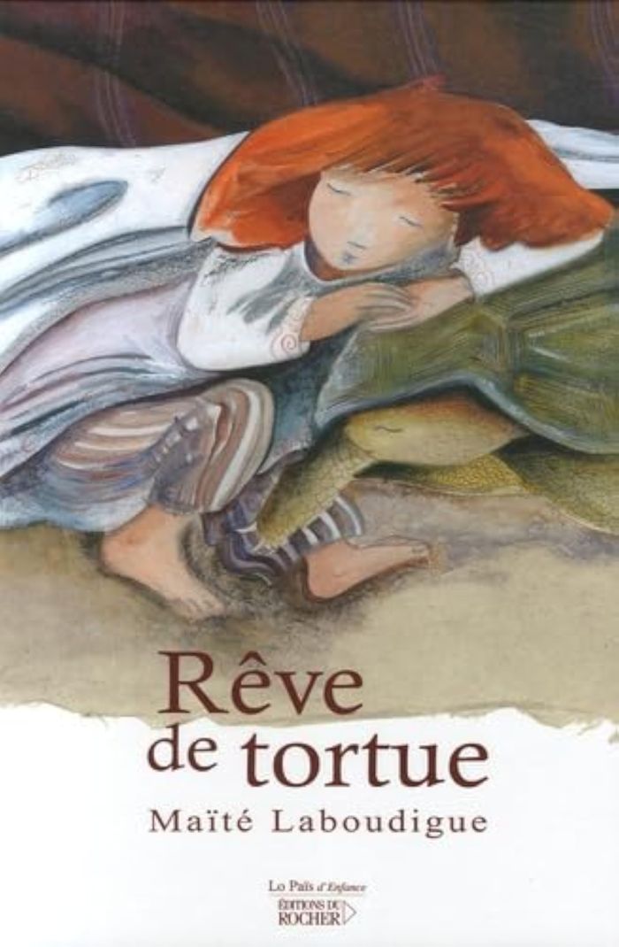 Couverture du livre « REVE DE TORTUE » de Maite Laboudigue, librairie Les Contes Infusés à Corte