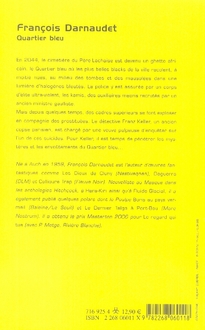 Quatrième de couverture de « QUARTIER BLEU »