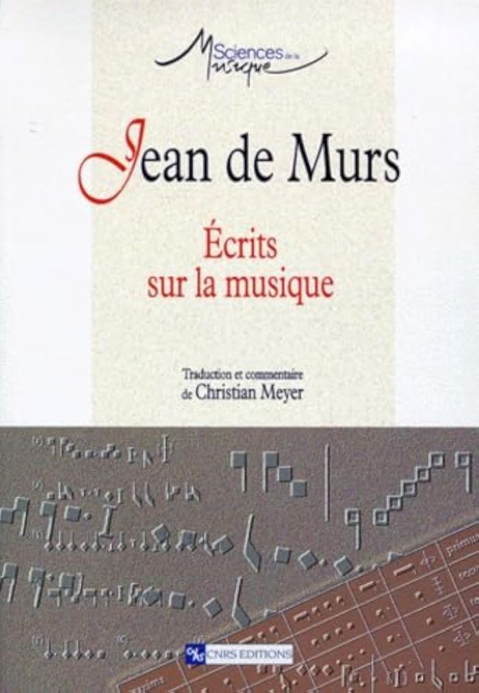 Couverture du livre « JEAN DE MURS - ECRITS SUR LA MUSIQUE » de Collectif, librairie Les Contes Infusés à Corte