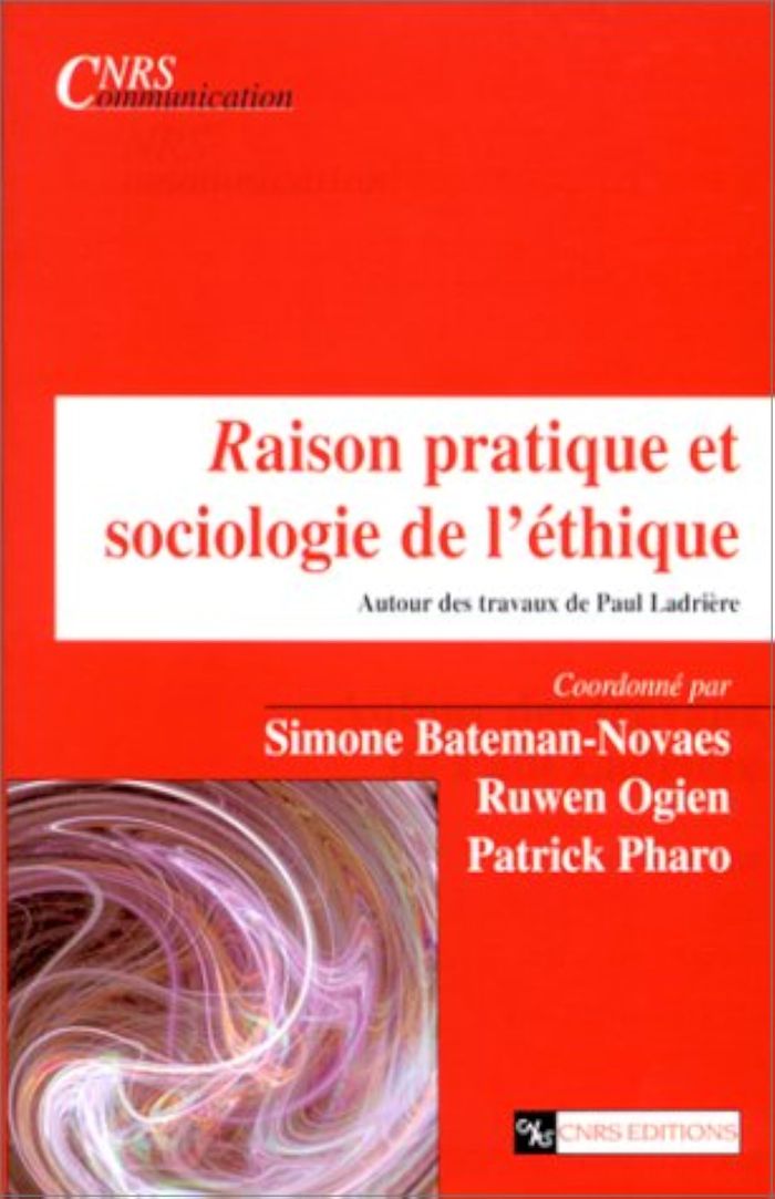Couverture du livre « RAISON PRATIQUE ET SOCIOLOGIE DE L'ETHIQUE » de Collectif, librairie Les Contes Infusés à Corte