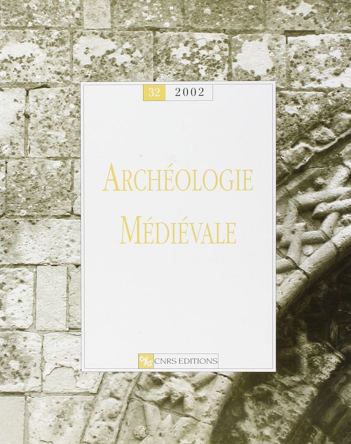 Couverture du livre « ARCHEOLOGIE MEDIEVALE 32 2001 » de Collectif, librairie Les Contes Infusés à Corte