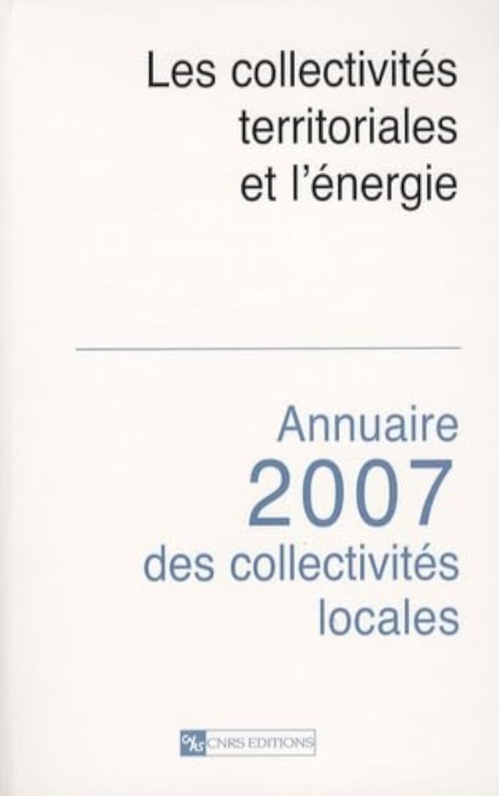 Couverture du livre « ANNUAIRE DES COLLECTIVITES LOCALES 2007 », librairie Les Contes Infusés à Corte