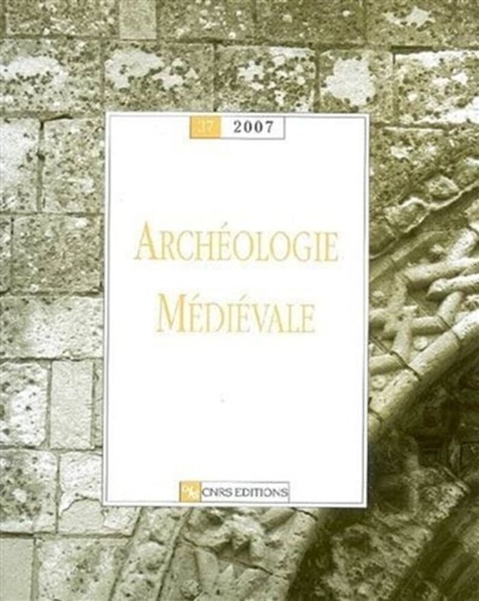Couverture du livre « ARCHEOLOGIE MEDIEVALE NUMERO 37 - 2008 - VOL37 » de Hericher Flambard, librairie Les Contes Infusés à Corte