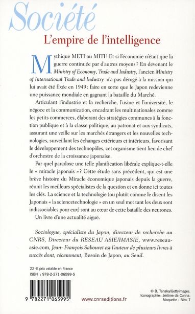 Quatrième de couverture de « L'EMPIRE DE L'INTELLIGENCE »