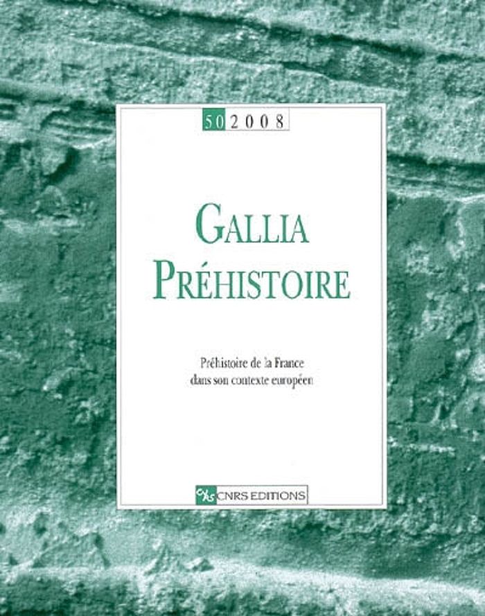 Couverture du livre « GALLIA PREHISTOIRE 50 » de Collectif, librairie Les Contes Infusés à Corte