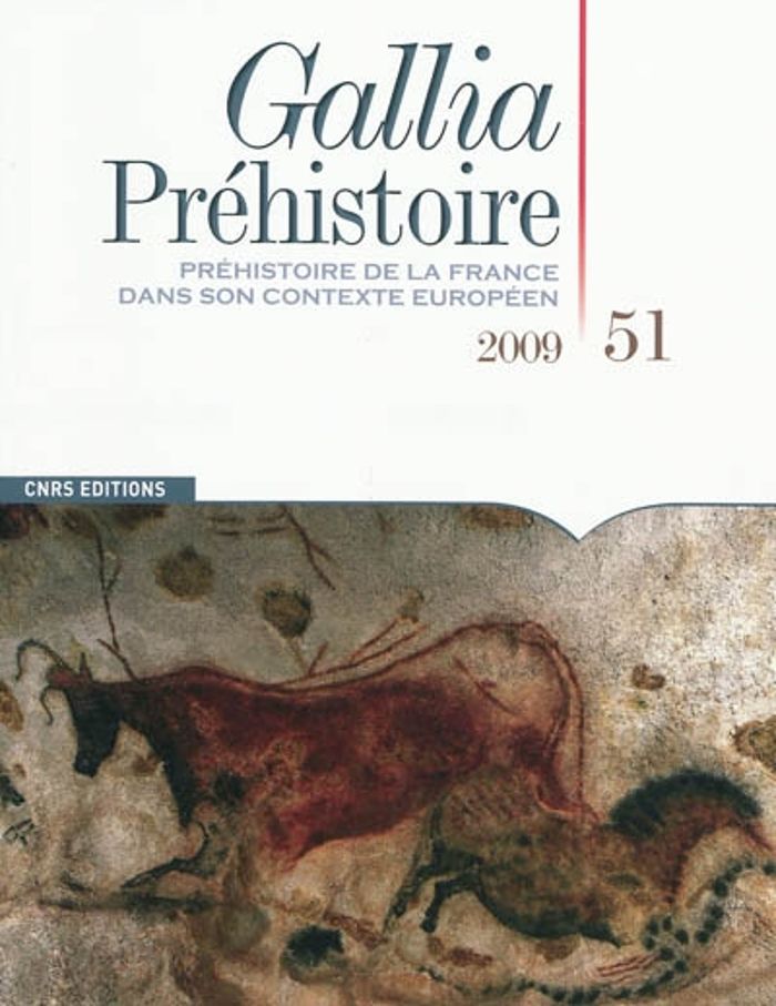 Couverture du livre « GALLIA PREHISTOIRE 51 » de Collectif, librairie Les Contes Infusés à Corte