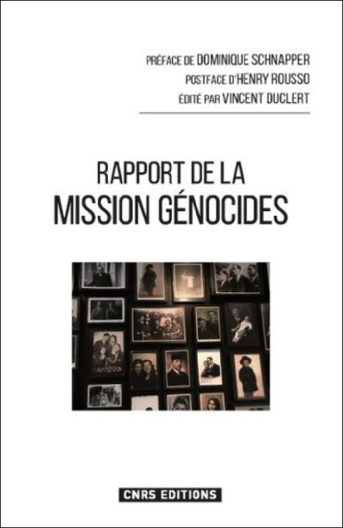 Couverture du livre « RAPPORT DE LA MISSION GENOCIDES », librairie Les Contes Infusés à Corte