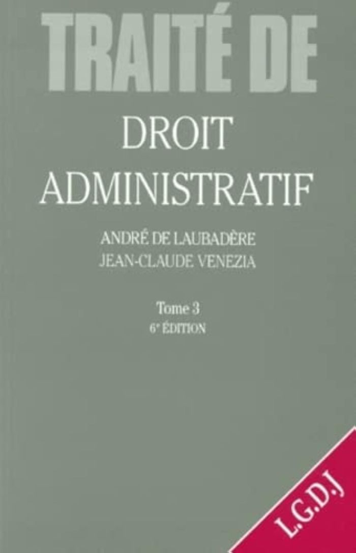Couverture du livre « TRAITE DROIT ADM. TOME 3. LES GDS SERVICES PUBLICS ADMINISTRATIFS - 6EME EDITION - VOL03 » de J.-C. Venezia, librairie Les Contes Infusés à Corte