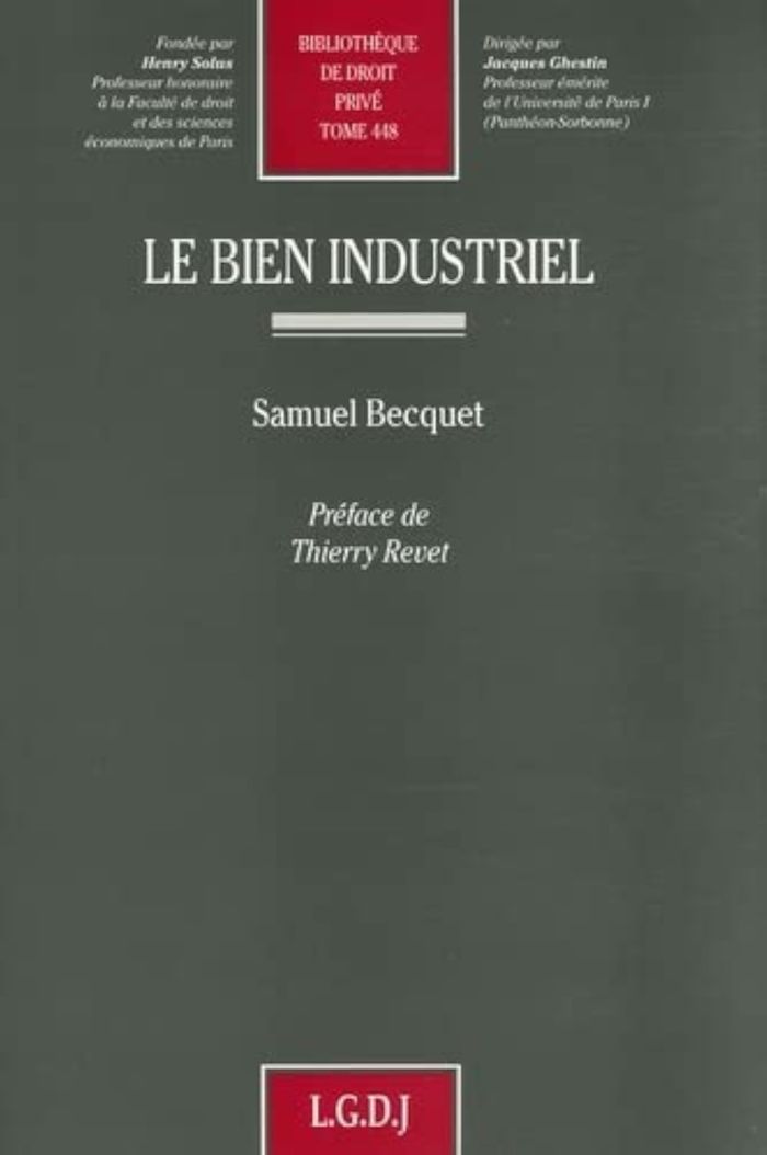 Couverture du livre « LE BIEN INDUSTRIEL - VOL448 » de Samuel Becquet, librairie Les Contes Infusés à Corte