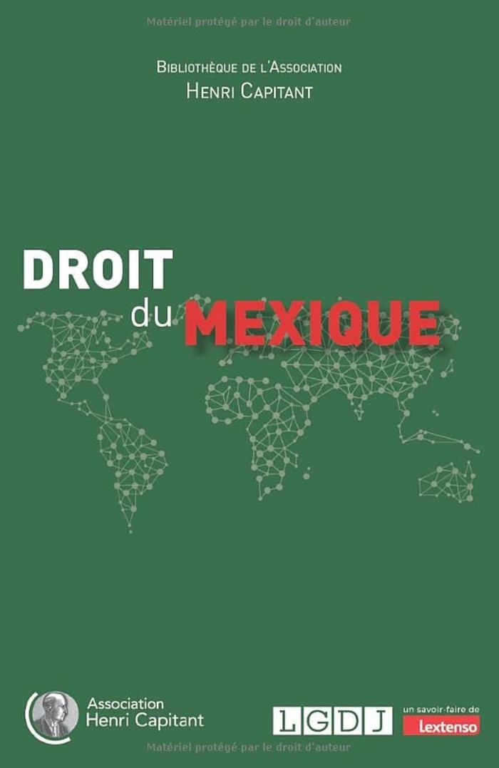 Couverture du livre « DROIT DU MEXIQUE » de Collectif, librairie Les Contes Infusés à Corte