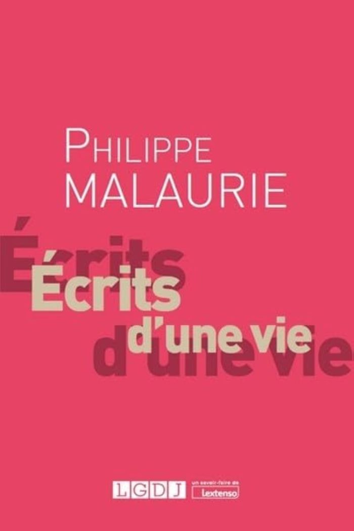 Couverture du livre « PHILIPPE MALAURIE, ECRITS D'UNE VIE », librairie Les Contes Infusés à Corte