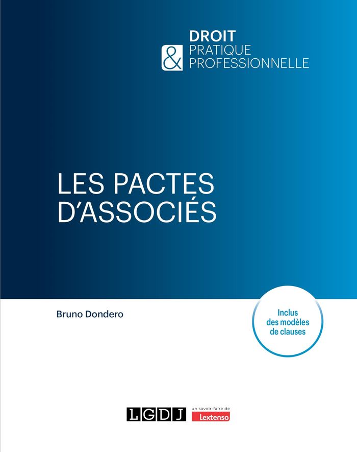 Couverture du livre « LES PACTES D'ASSOCIES », librairie Les Contes Infusés à Corte
