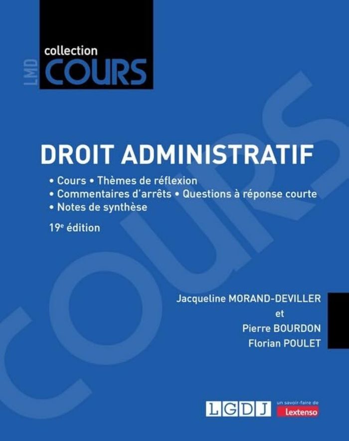 Couverture du livre « Droit administratif : cours, réflexions et débats » de Jacqueline Morand-Deviller, librairie Les Contes Infusés à Corte