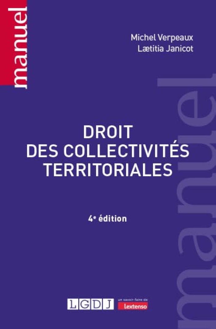 Couverture du livre « Droit des collectivités territoriales » de Michel Verpeaux, librairie Les Contes Infusés à Corte