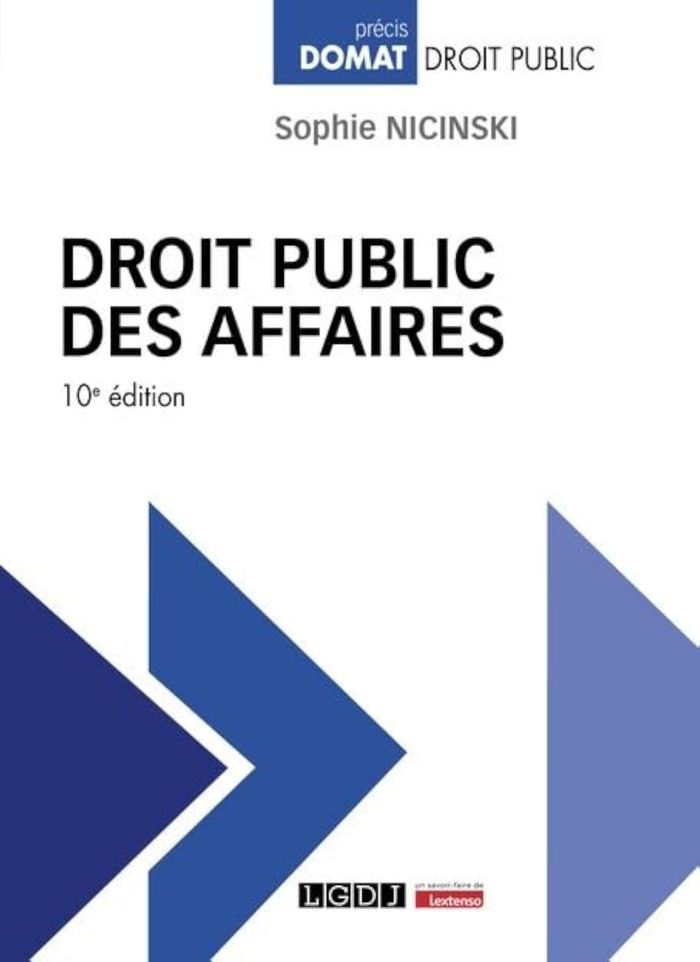 Couverture du livre « Droit public des affaires » de Sophie Nicinski, librairie Les Contes Infusés à Corte