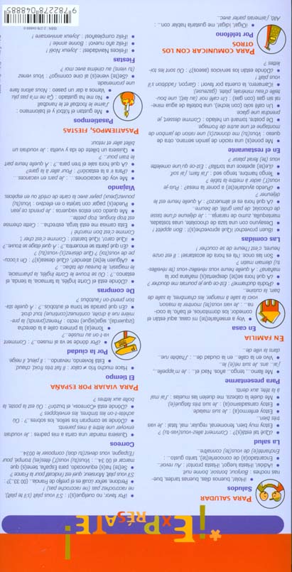 Quatrième de couverture de « CONTINENTES COLLEGE LV2 -FICHES MEMENTO DE REVISIONS - CONTINENTES COLLEGE 1RE ET 2E ANNEE LV2 FICHE »