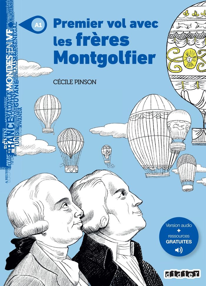 Couverture du livre « Premier vol avec les frères Montgolfier » de Cécile Pinson, librairie Les Contes Infusés à Corte