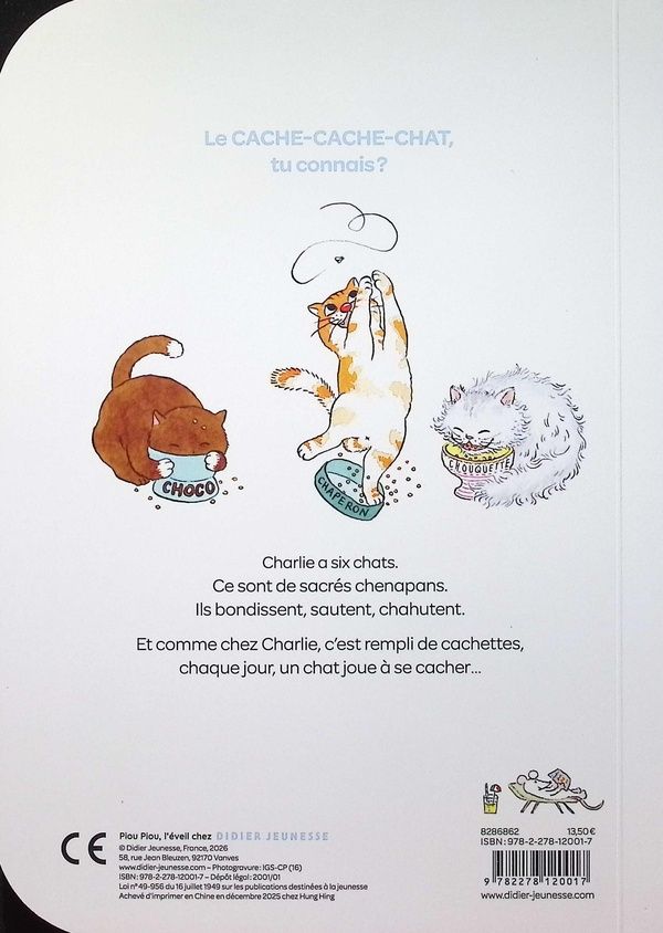Quatrième de couverture de « Les six Chats de Charlie »