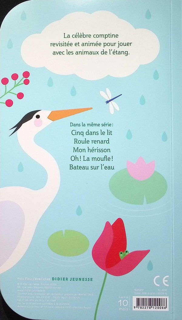 Quatrième de couverture de « Il pleut, il mouille »