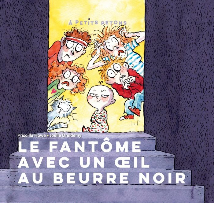 Couverture du livre « Le fantôme avec un oeil au beurre noir » de Priscilla Howe, librairie Les Contes Infusés à Corte