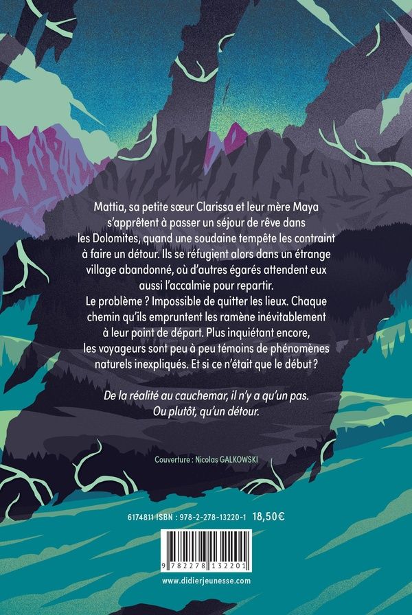 Quatrième de couverture de « DETOUR »